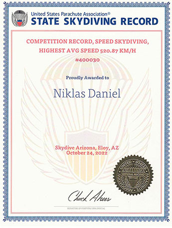 USPA Record 400030