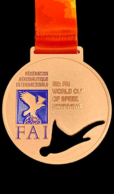 Bronze Medal at FAI World Cup 2023 in Speed Skydiving