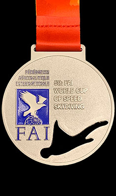 Silver Medal at FAI World Cup 2023 in Speed Skydiving