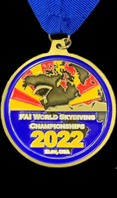 Gold Medal at FAI World Meet 2022 in Speed Skydiving